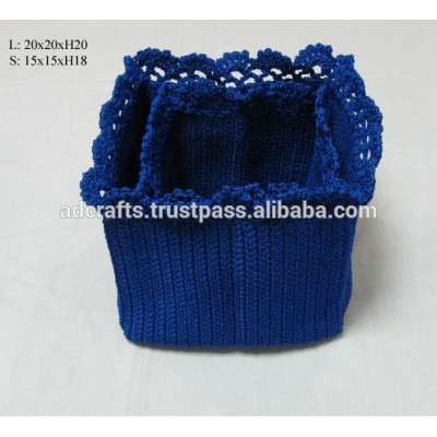 PP crochet-Newest Design pp crochet basket - A Dong factory product