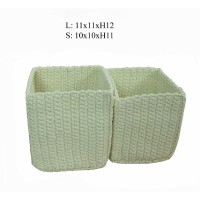 Round PP crochet basket - High quality pp crochet basket - Vietnam pp basket